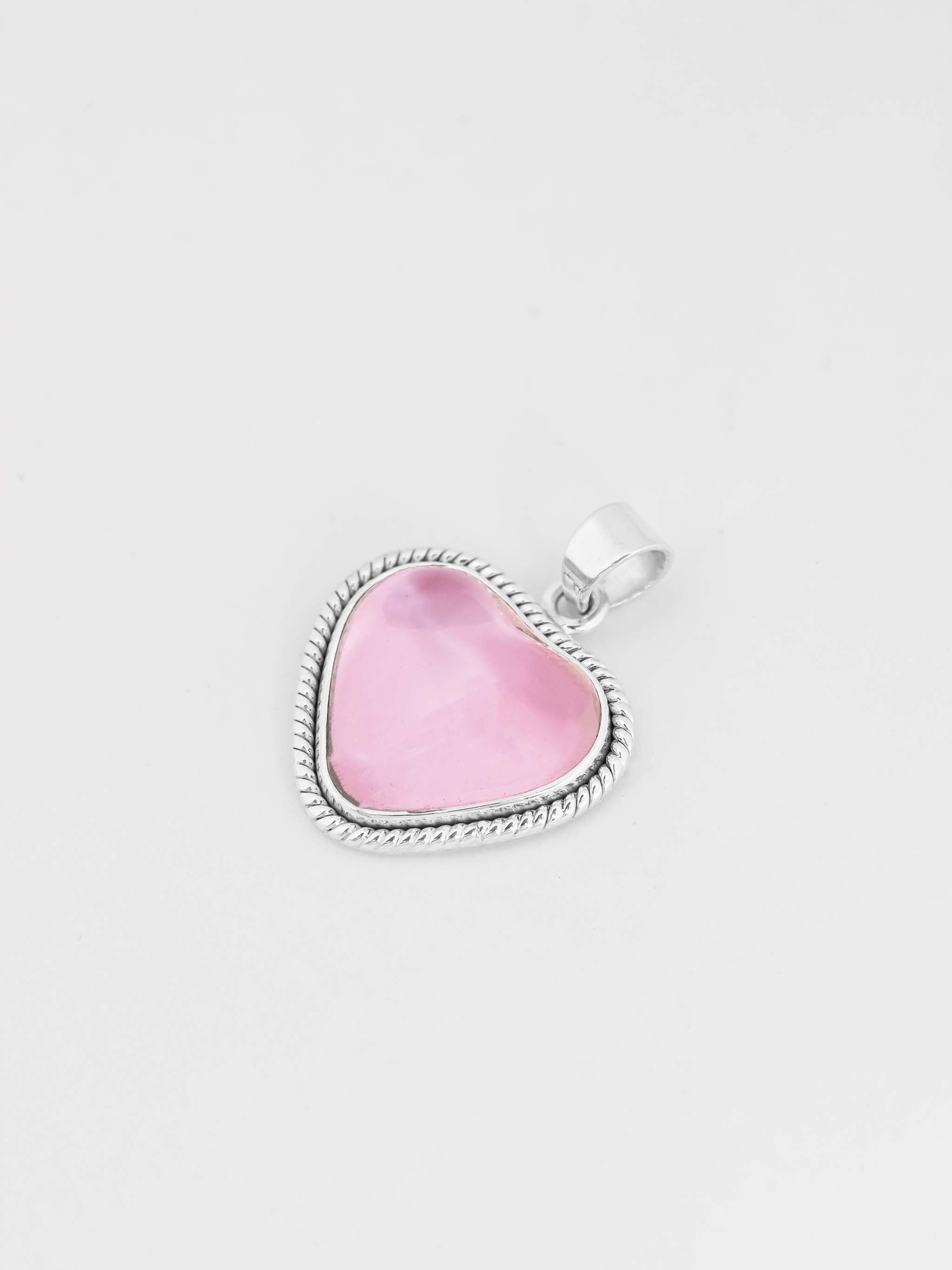 ROSE HEARTS - Pink Earrings & Pendant