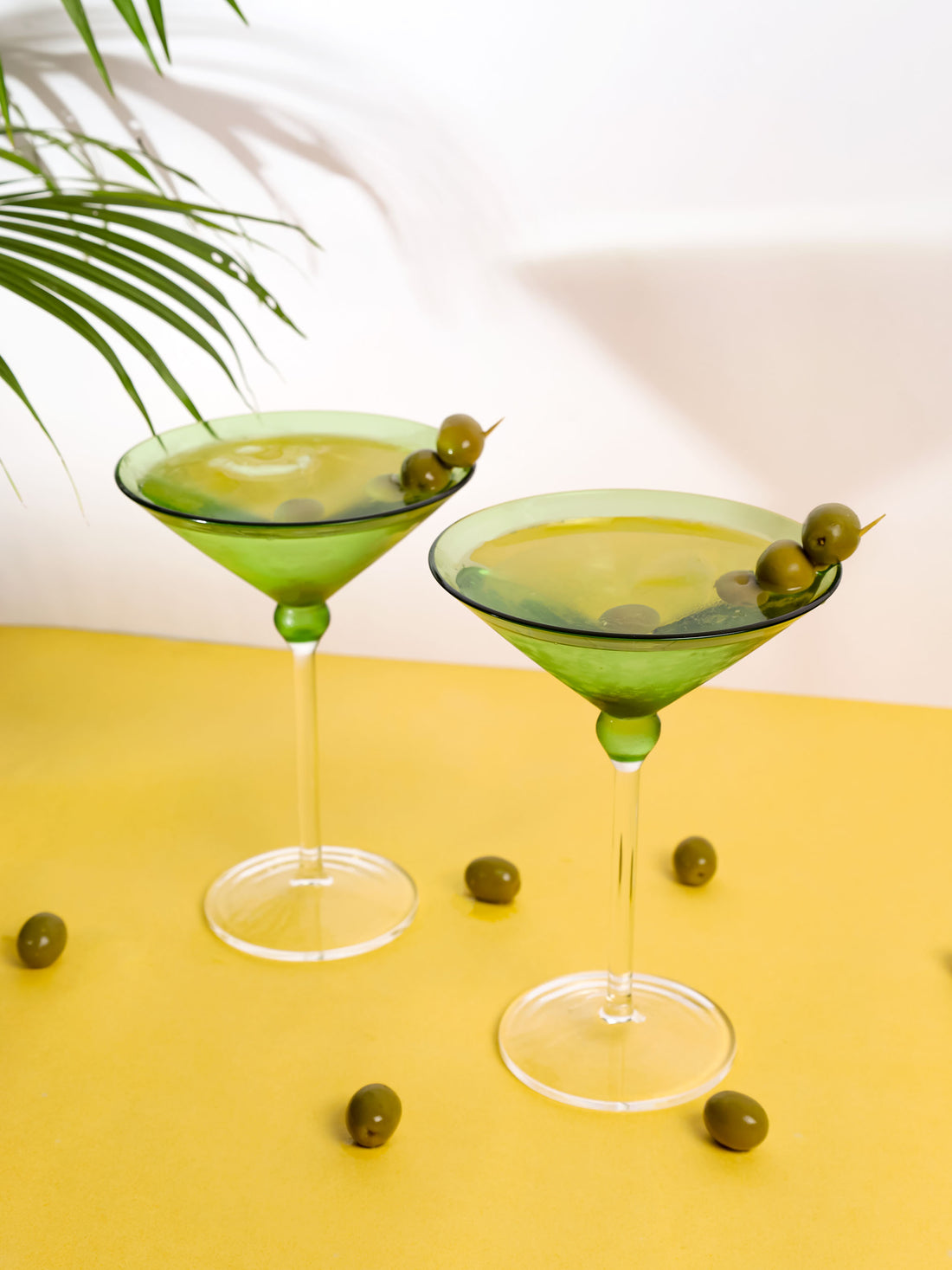 Olive Martini Glasses (set of 2)