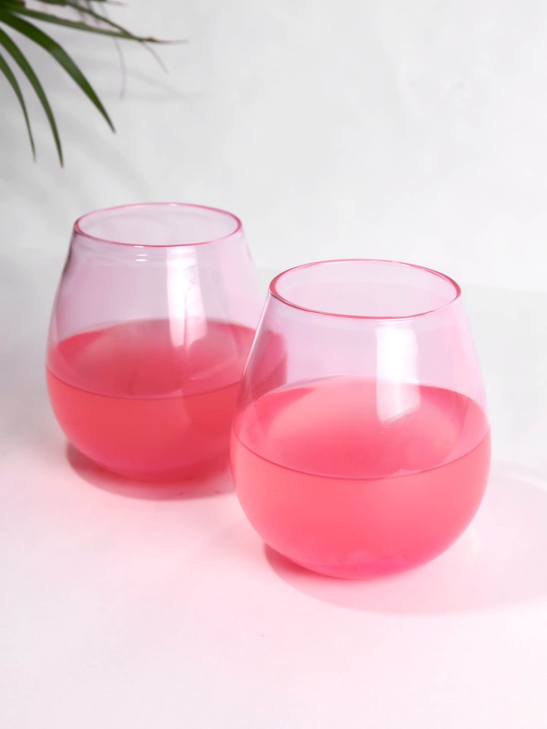 Elysian Ripple Pink glass