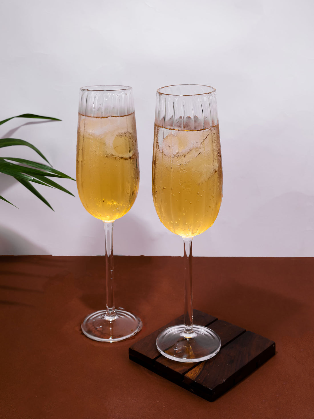 Fluted Wine Glasses (set of 2)