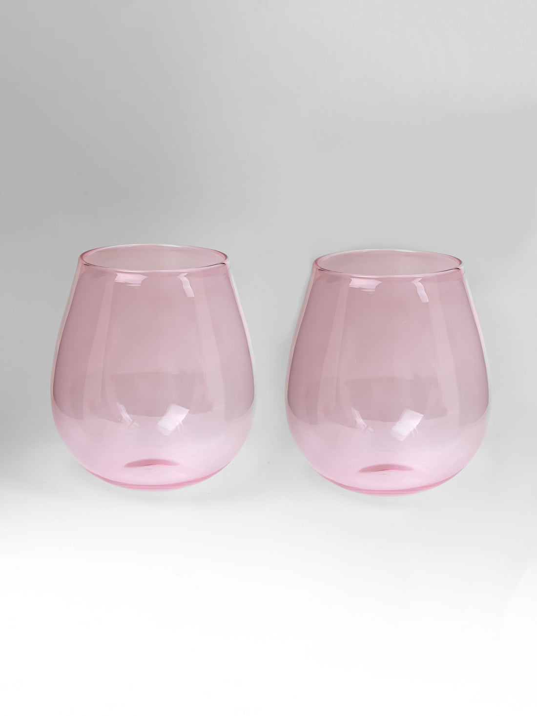 Elysian Ripple Pink glass