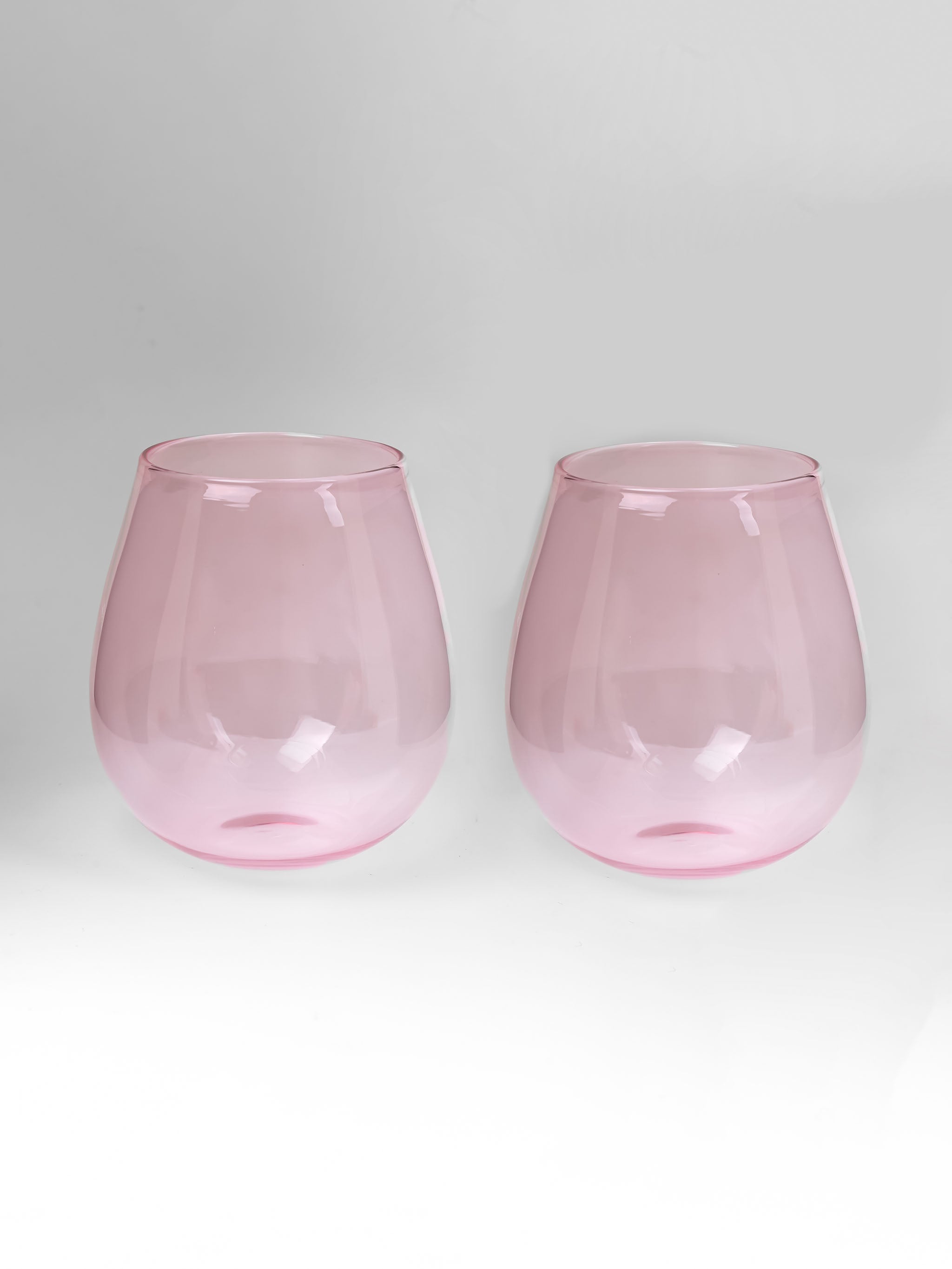 Elysian Ripple Pink glass