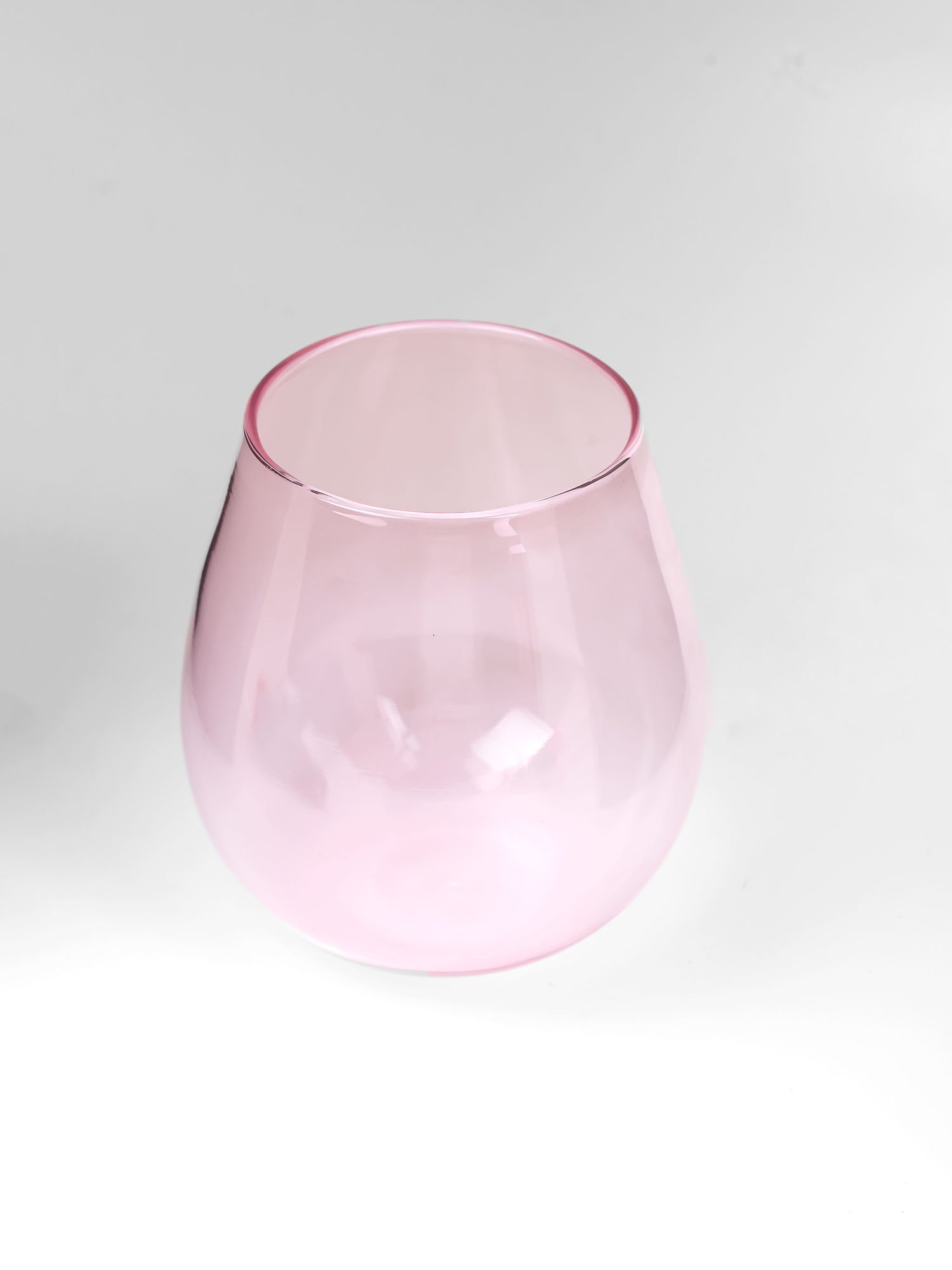 Elysian Ripple Pink glass