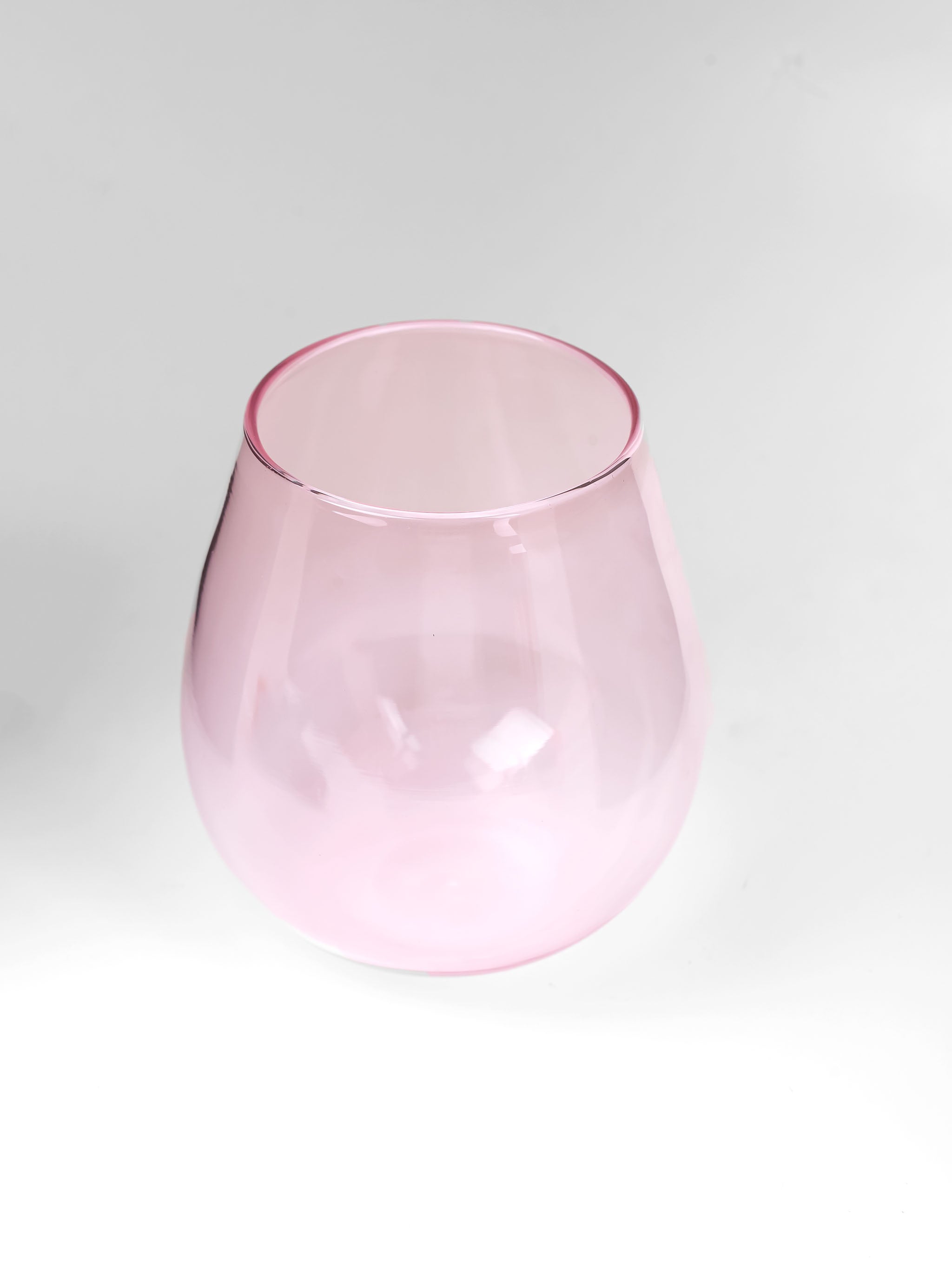 Elysian Ripple Pink glass