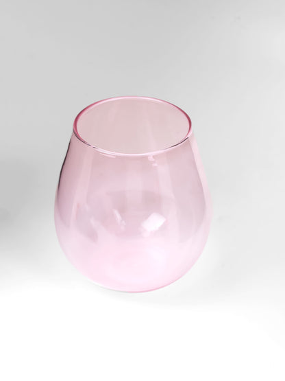 Elysian Ripple Pink glass