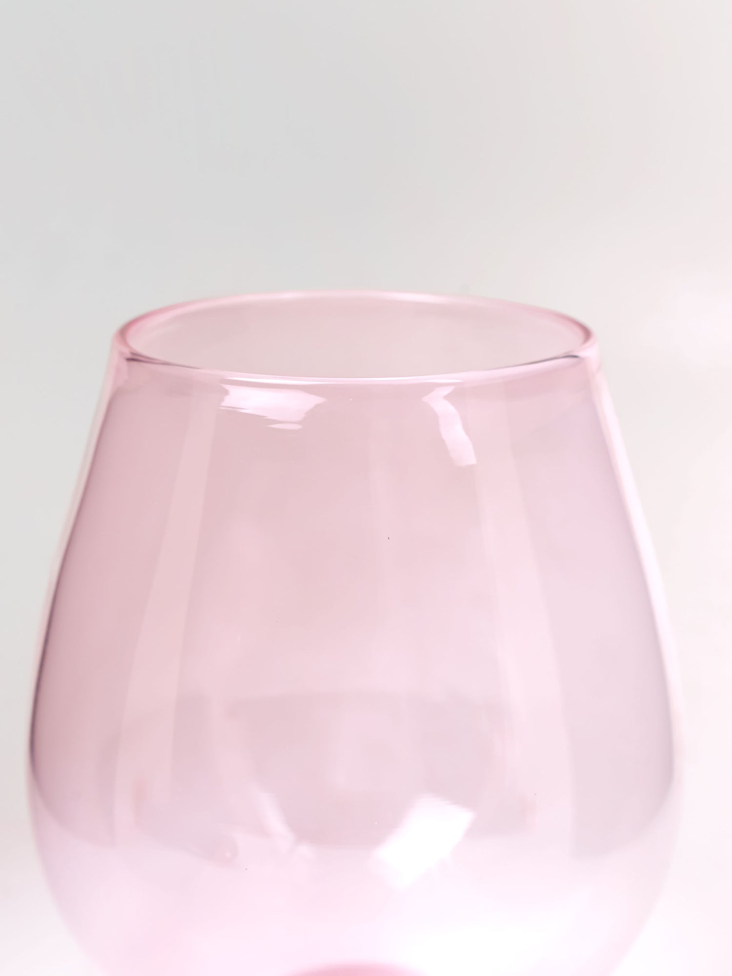 Elysian Ripple Pink glass