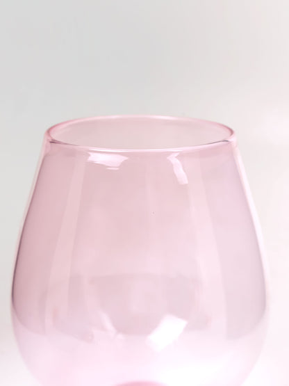 Elysian Ripple Pink glass