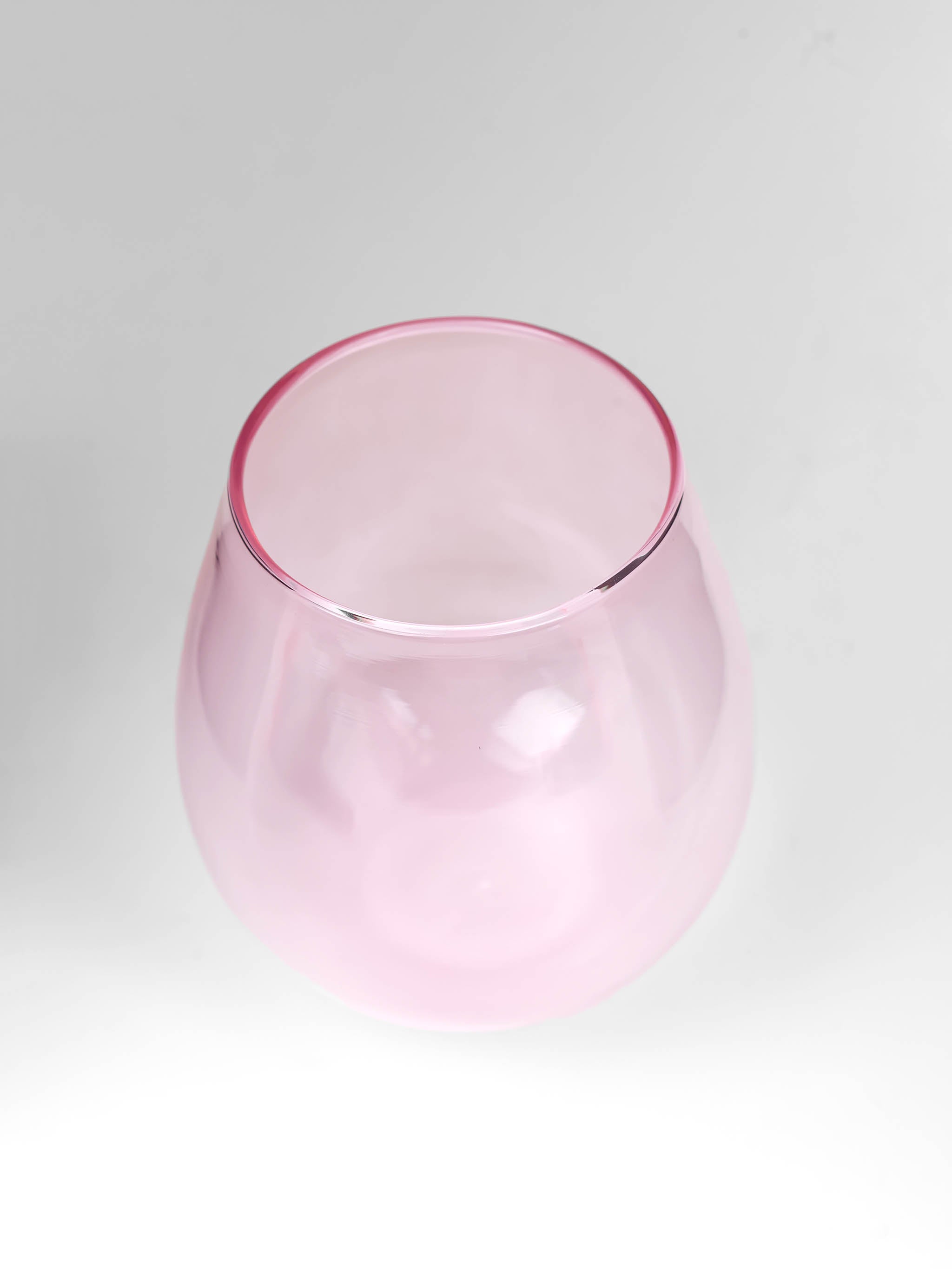 Elysian Ripple Pink glass