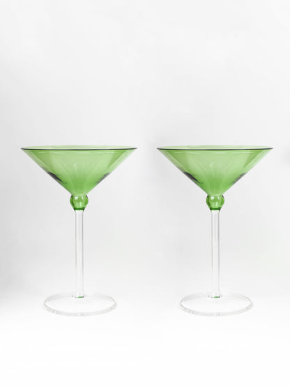 Olive Martini Glasses (set of 2)