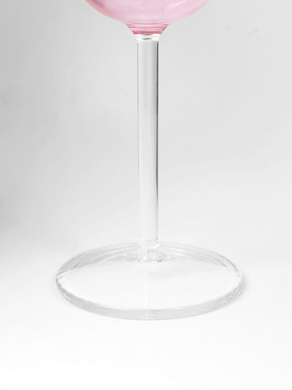 Rosy Bloom Margarita Glasses (set of 2)