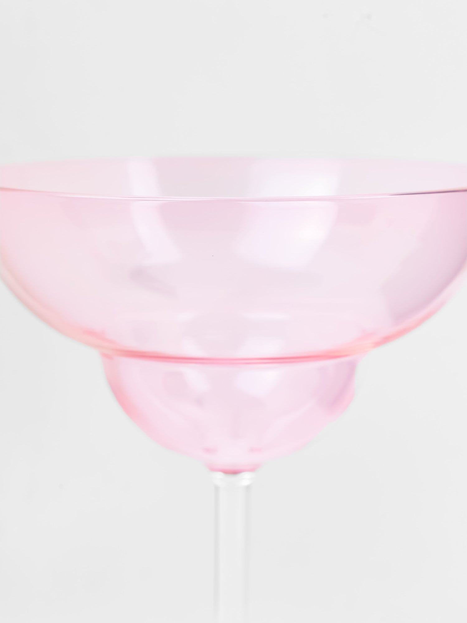 Rosy Bloom Margarita Glasses (set of 2)