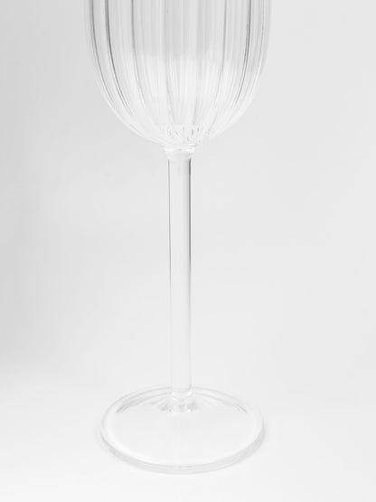 Fluted Wine Glasses (set of 2)