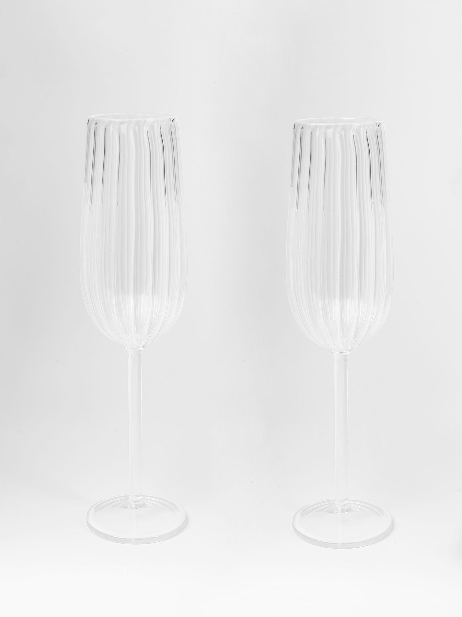 Fluted Wine Glasses (set of 2)
