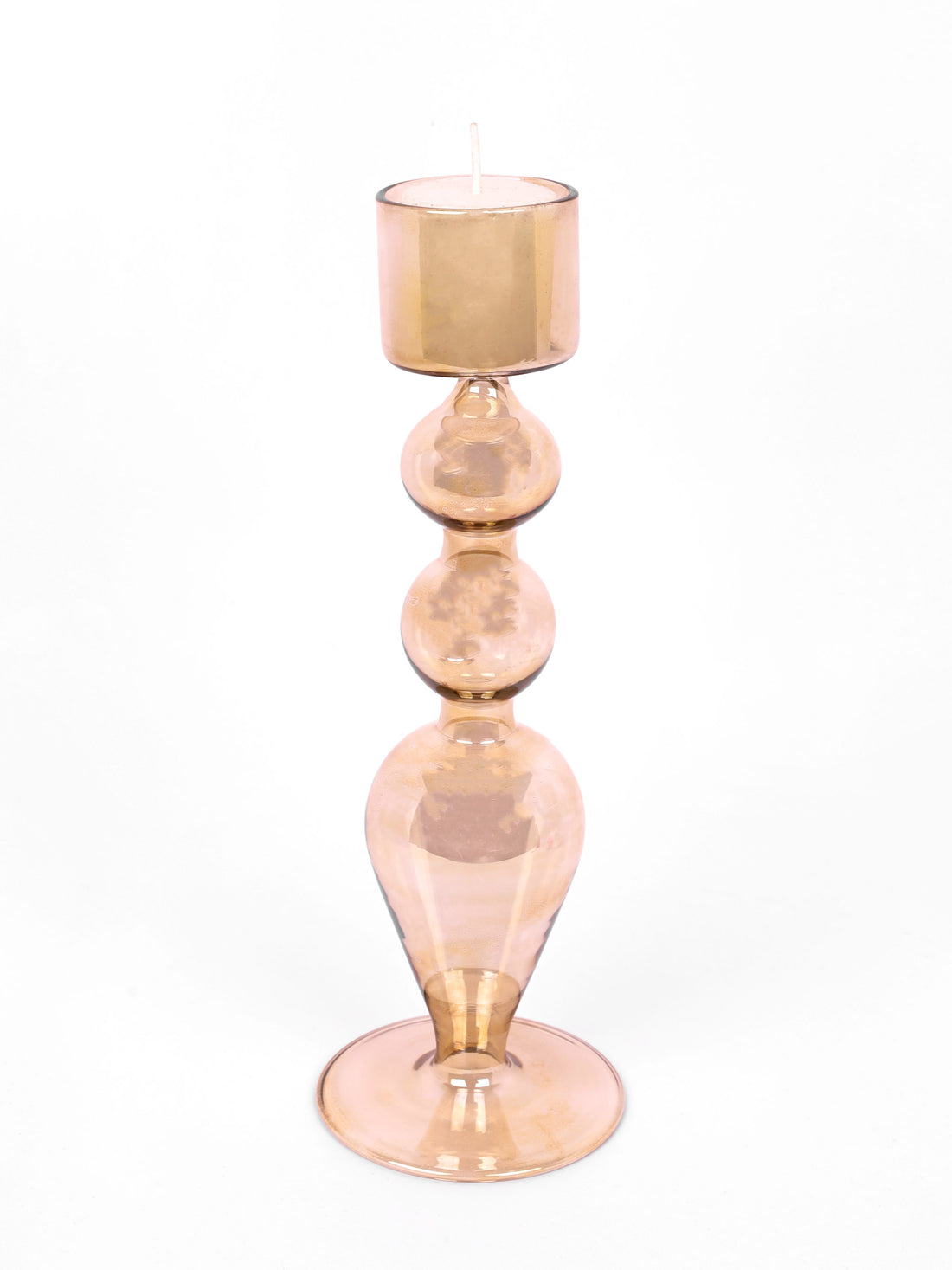 Roshini Smoky Black Candlestand