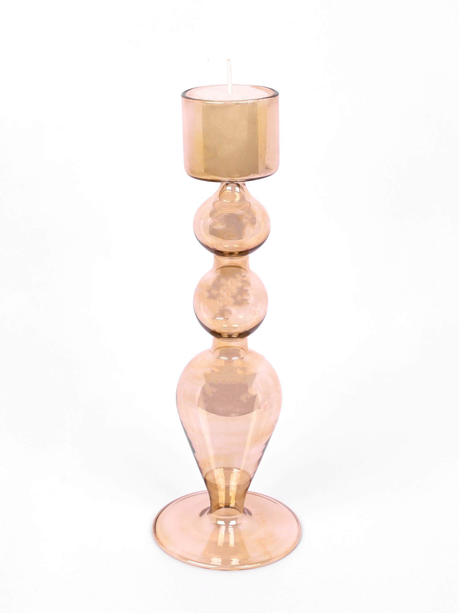 Roshini Smoky Black Candlestand
