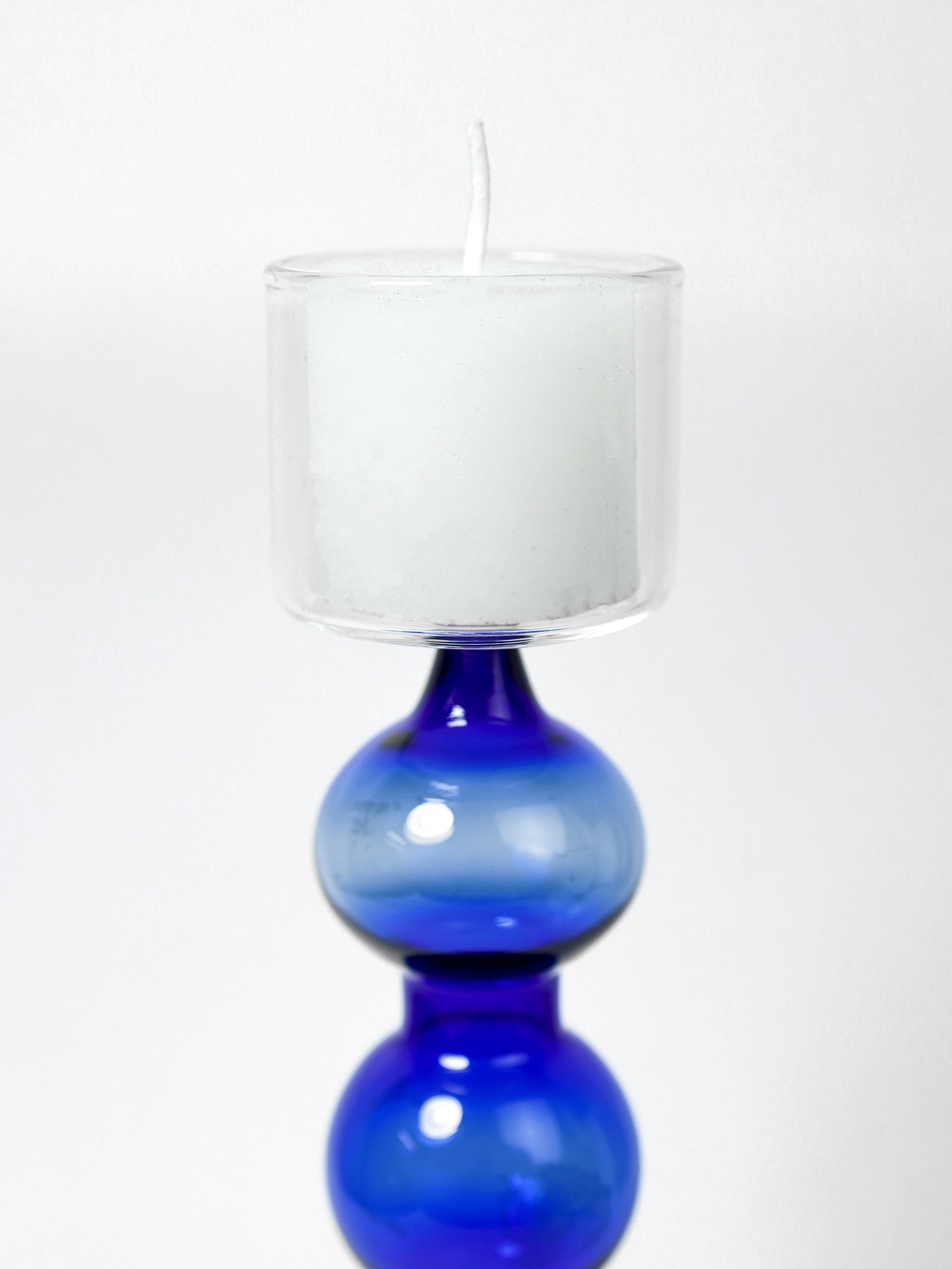 Roshini Blue Candlestand