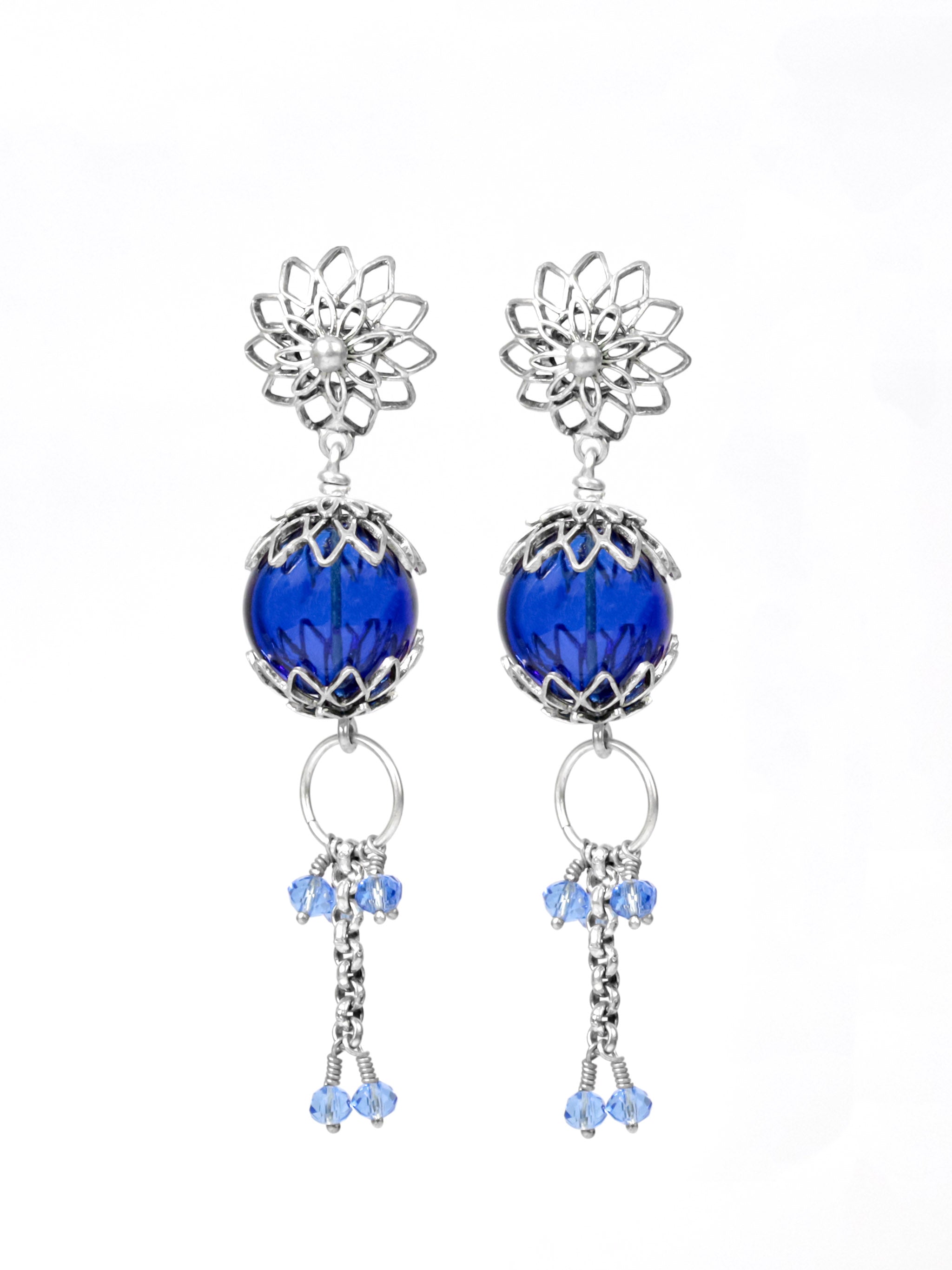 Azure Bloom Studs