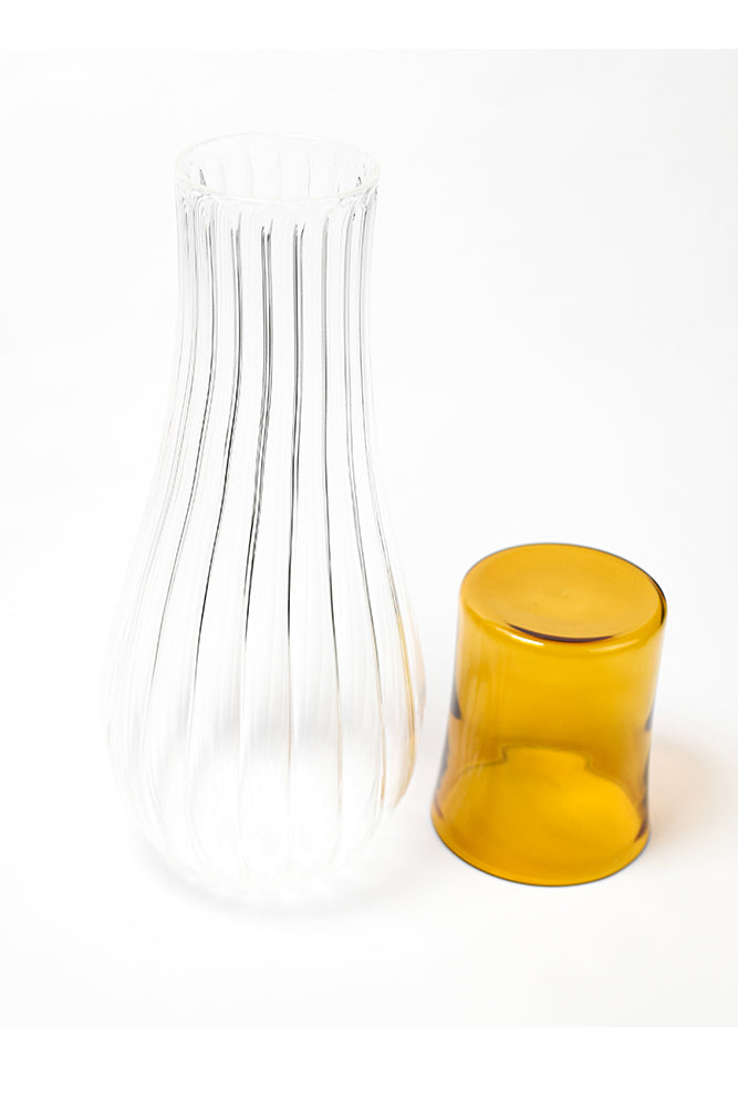 Tumbler Glass Amber